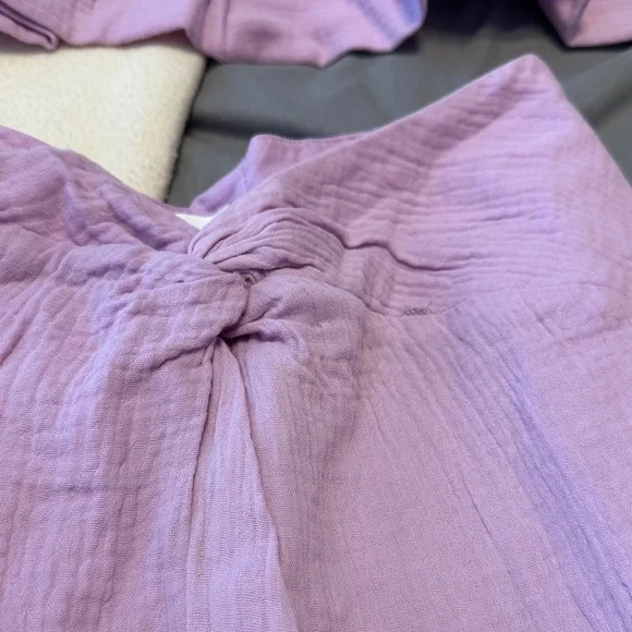 Lilac Two-Piece Crop Top and Maxi Skirt Set - Picture 2 of 7